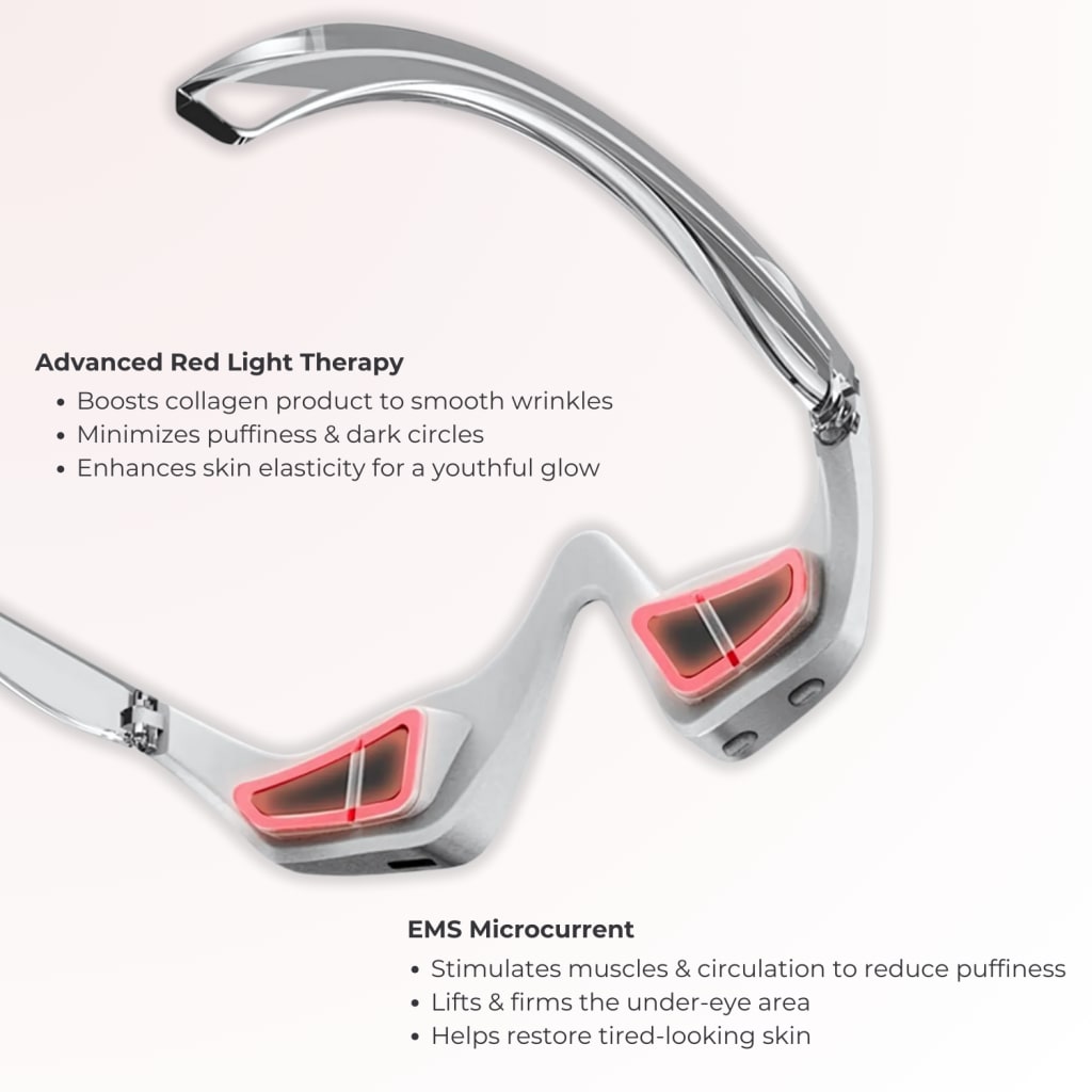 VEYRA® Microcurrent & Red Light Eye Device